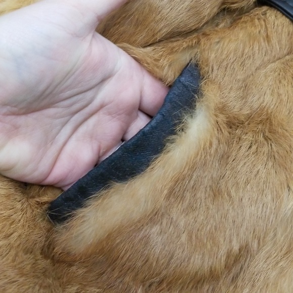 Vintage Genuine Rabbit trench coat, vintage fur - Picture 8 of 8